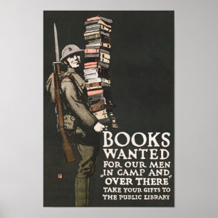Poster Livros Procurados Por Nossos Homens No Campo - Uni