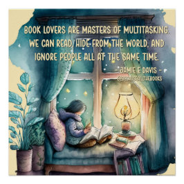 Pôster Livros são Mestrados de multitarefa