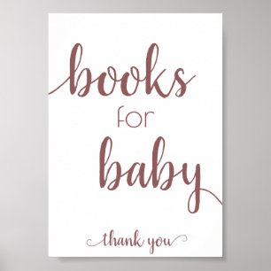 Poster Livros simples para bebês   Sinal de Chá do Desert
