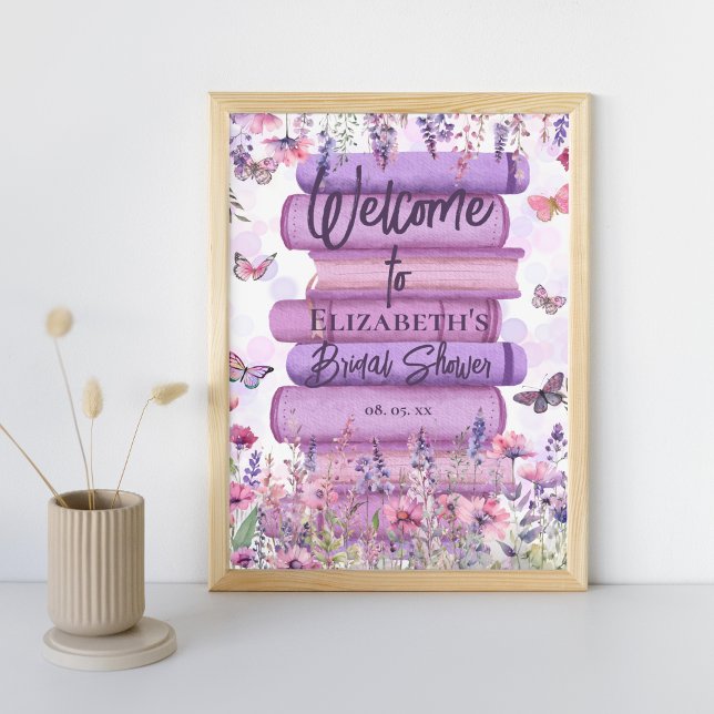 Poster Livros Whimsso Borboletas e Flores Selvagens Boas- (Criador carregado)