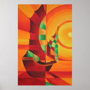 Poster Lixo Cubista No Mar Vermelho