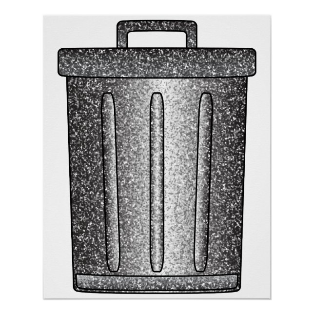 Pôster Lixo da Glitter (Frente)