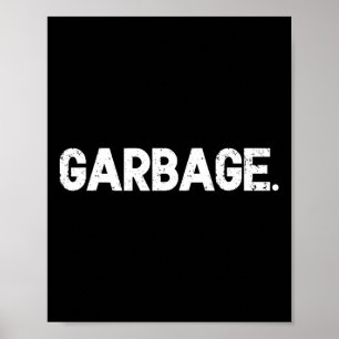 Poster Lixo do Trump 2024 Engraçado 45 47 Apoiador do Tru