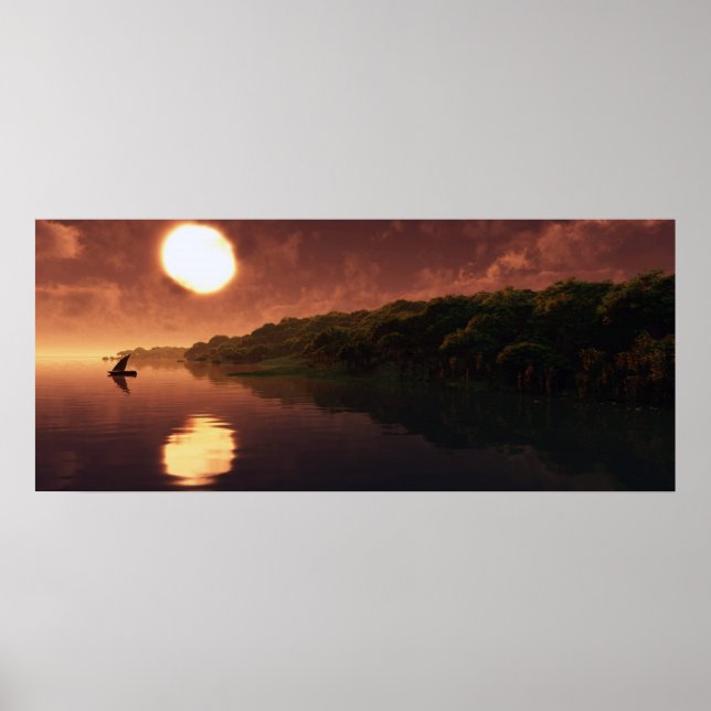 Poster Lixo Na Água (Frente)