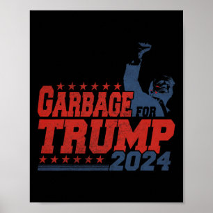 Poster Lixo Para Trump 2024