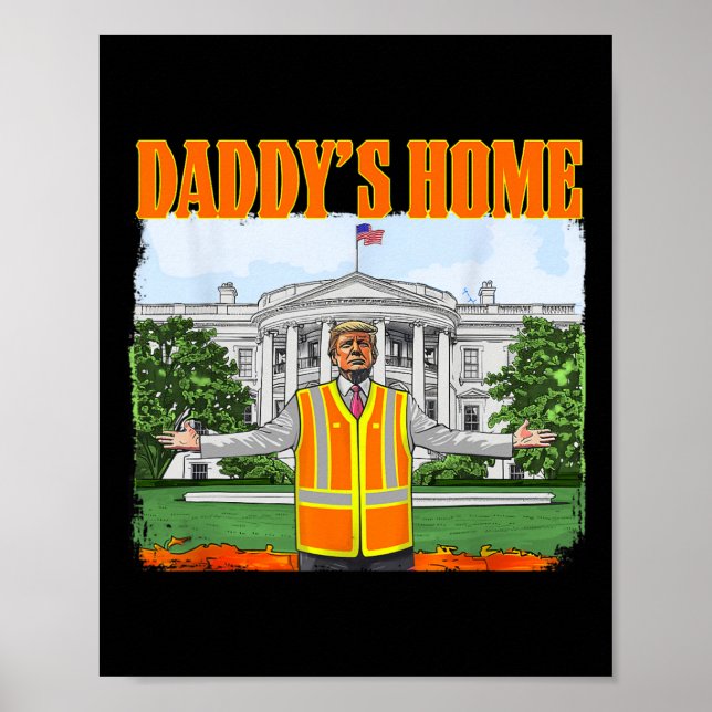 Poster Lixo Para Trump Funny Home Trump Rosa 20 (Frente)