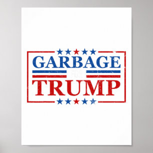 Poster Lixo Para Trump Garbage Para Trump 2024