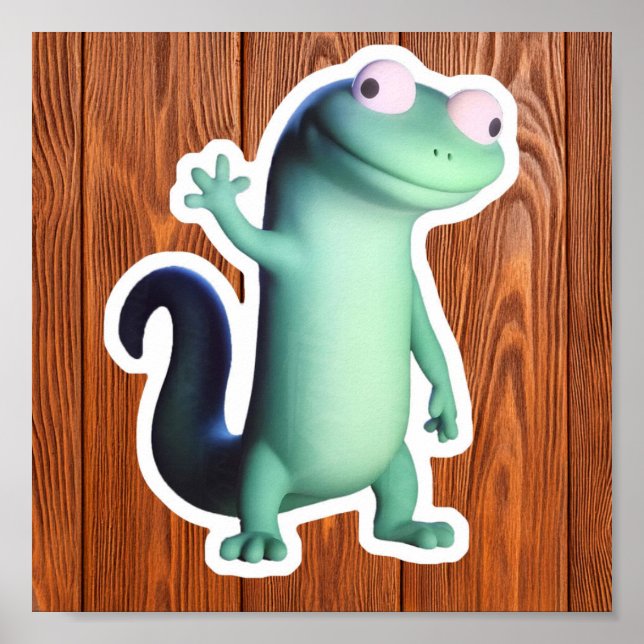 Poster Lizard lizard meme (Frente)