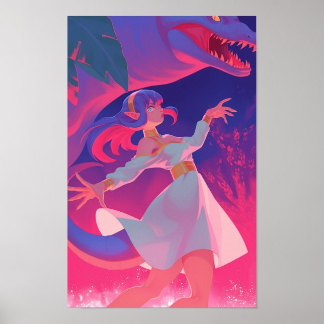Poster Lizard Queen (Frente)