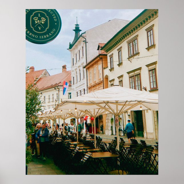 Poster Ljubljana Cityscape (Frente)