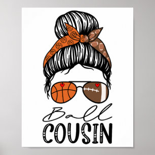 Poster Ll Cousin Funny Sketll Pegll Cousin Messy Bun
