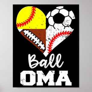 Poster Ll Oma Futebol Péll Vender Softll Jogador Oma