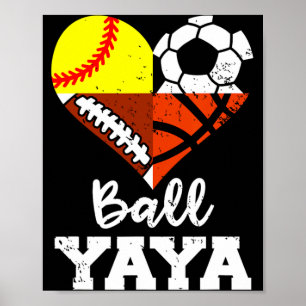 Poster Ll Yaya Futebol Péll Softll Sketll Jogador Yaya T
