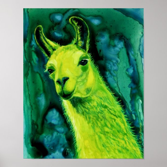 Pôster Llama Poster/Impressão - Llemon-Llime Llama (Frente)