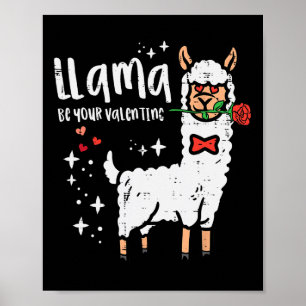 Poster Llama Seja Seu Namorados Alpaca Homens Meninos Jov