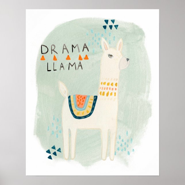 Poster Llama Squad - Drama Llama (Frente)