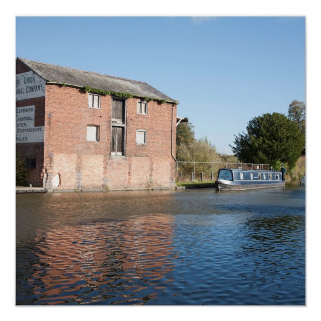 Pôster Llangollen Canal Ellesmere Inglaterra (Frente)