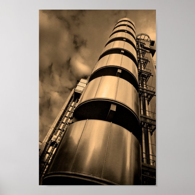 Poster Lloyds Building London Reino Unido (Frente)