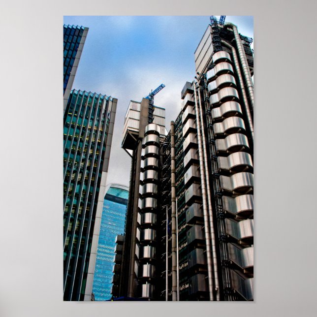 Poster Lloyds Building London Reino Unido (Frente)