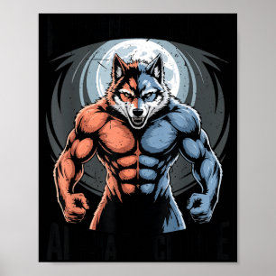 Poster Lobo Alfa Humano Por Acaso Escolha Alfa Meme Engra