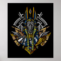 Lobo Antigo Anubis, Ancião de Deus Egípcio Faraó