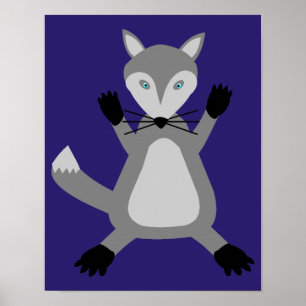Poster Lobo de Halloween Cachorro