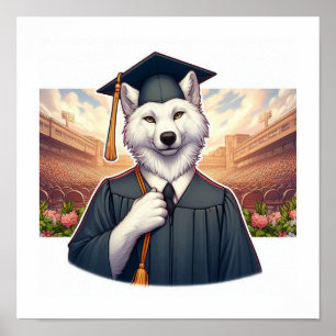 Poster Lobo Graduado