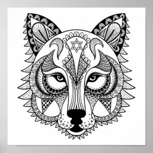 Pôster Lobo inspirado