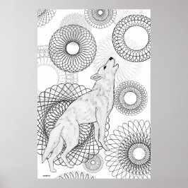Poster Lobo Inteligente