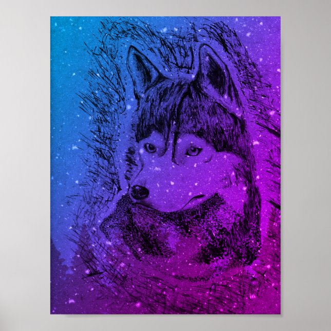 Poster Lobo Roxo (Frente)
