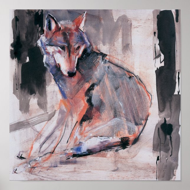 Pôster Lobo Sentado 2000 (Frente)