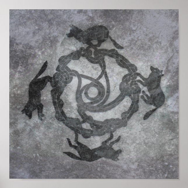 Poster Lobos Célticos (Frente)