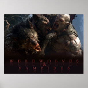 Poster Lobos e Vampiros - A Batalha