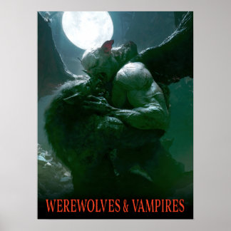 Poster Lobos e Vampiros - Dominância
