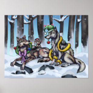 Poster Lobos Feriados