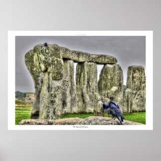 Poster Local antigo da Coroa de Stonehenge & Preening