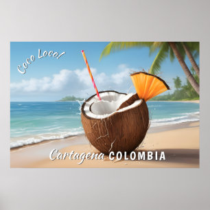 Poster Localização Personalizada Coco Loco