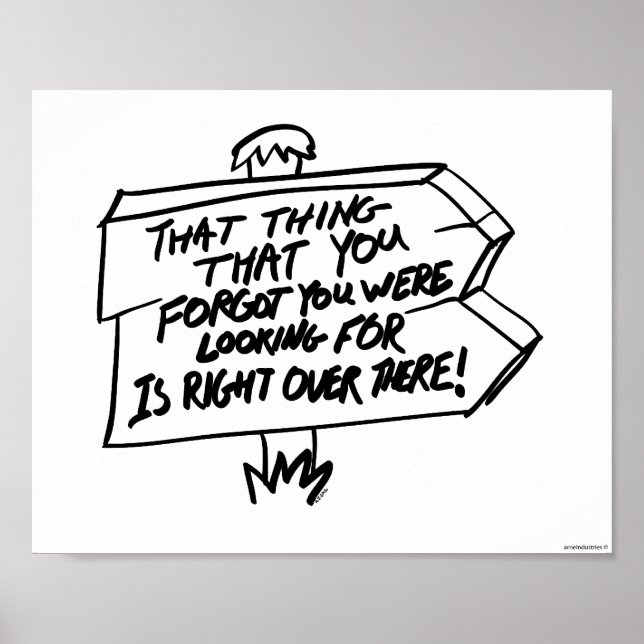 Pôster Localizando sinal de coisas perdidas (Frente)