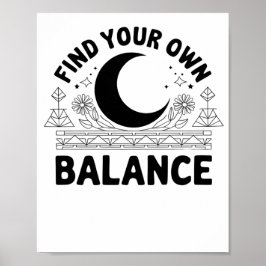 Poster Localizar seu próprio saldo