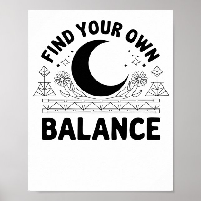 Poster Localizar seu próprio saldo (Frente)