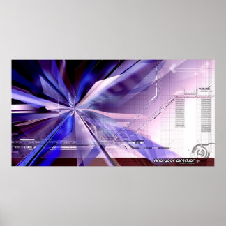 Pôster Localize sua direção