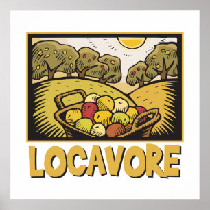 Pôster Locavore Slow Comida