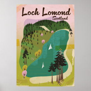 Poster Loch Lamond Scotland