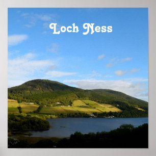 Poster Loch Ness em Scotland