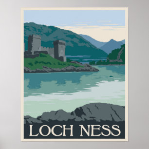 Poster Loch Ness, Escócia