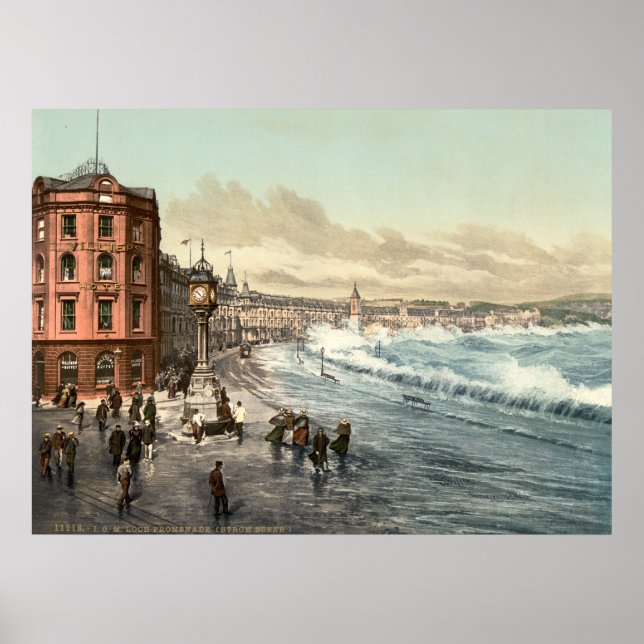 Pôster Loch Promenade I, Douglas, Ilha de Man, Inglaterra (Frente)