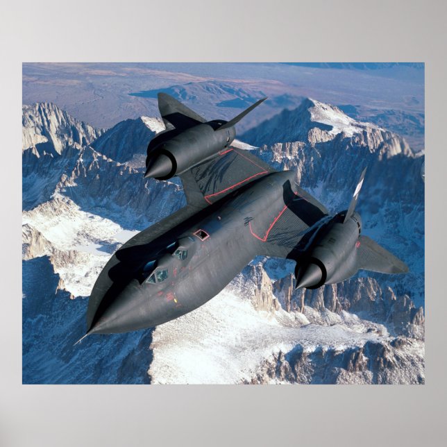 Poster Lockheed SR-71 Blackbird (Frente)