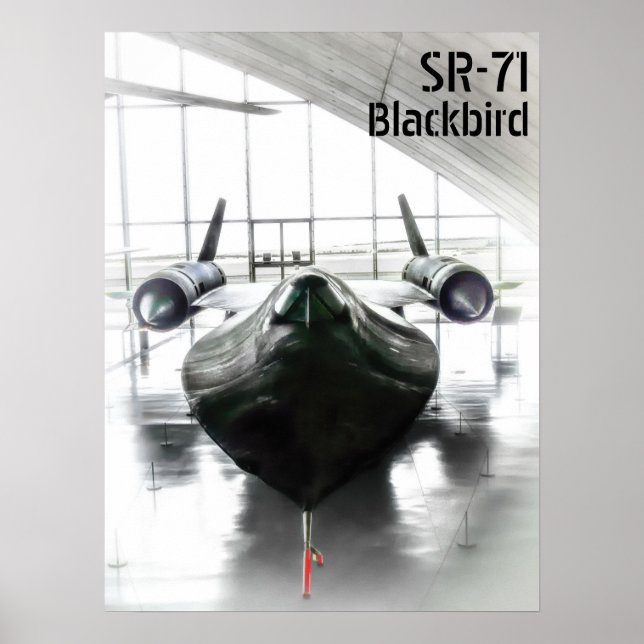 Poster Lockheed SR-71 Blackbird (Frente)