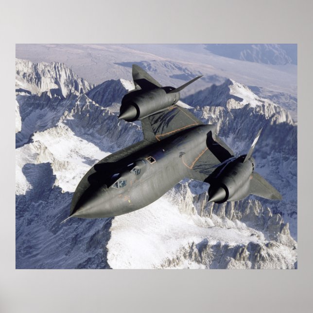 Poster Lockheed SR-71B Blackbird (Frente)