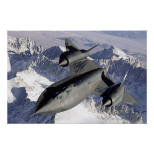 Pôster Lockheed SR-71B Blackbird